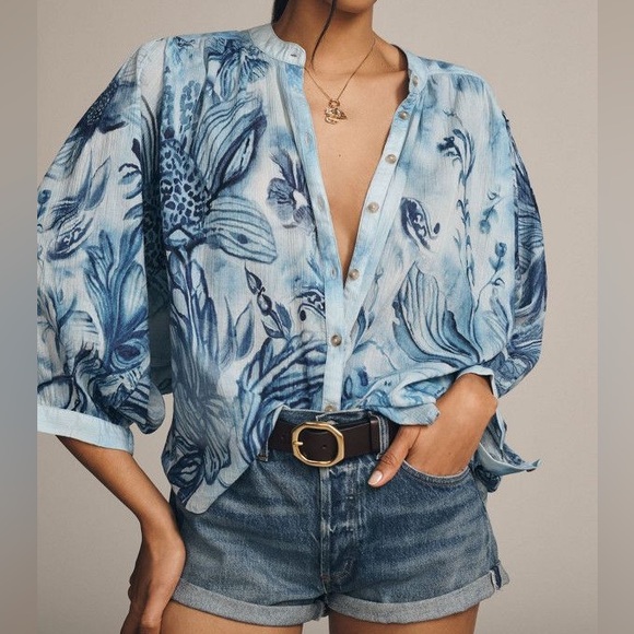 Anthropologie Tops - Anthropologie Pilcro Sydney Dolman Sleeve Blouse